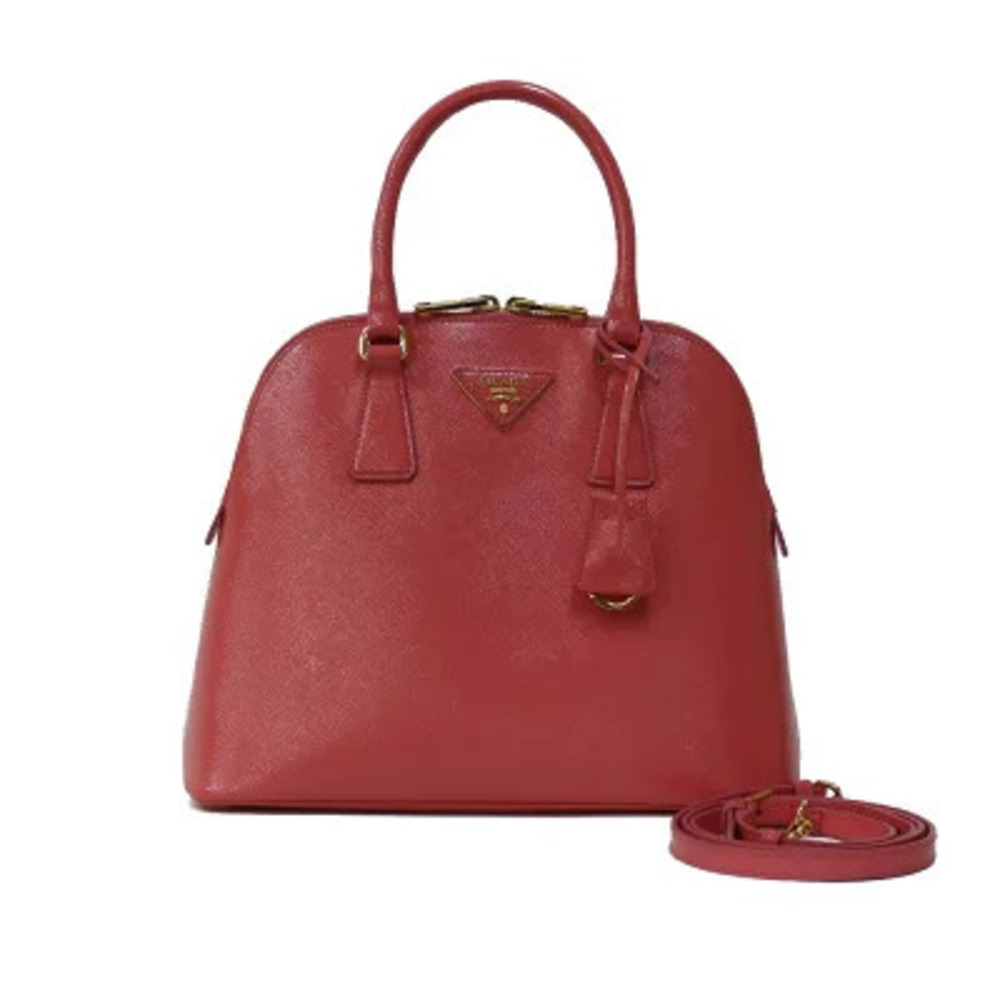 Prada Promenade handbag Saffiano leather Red
